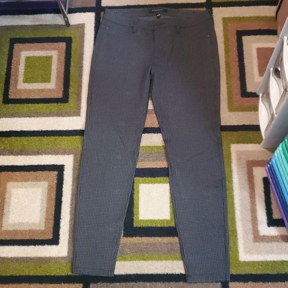 Liverpool Women's Houndstooth Peat‎ Green Leggings 10/30 LM2015P1793 - Picture 1 of 10